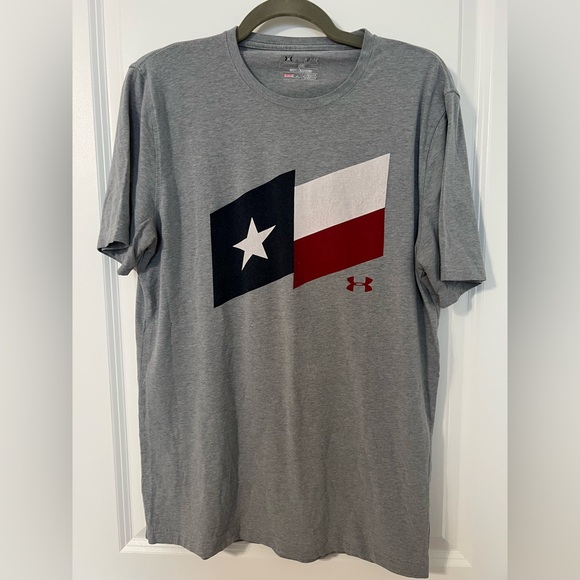 Under Armour Gray Texas Flag Men's T-Shirt - S - Picture 1 of 5